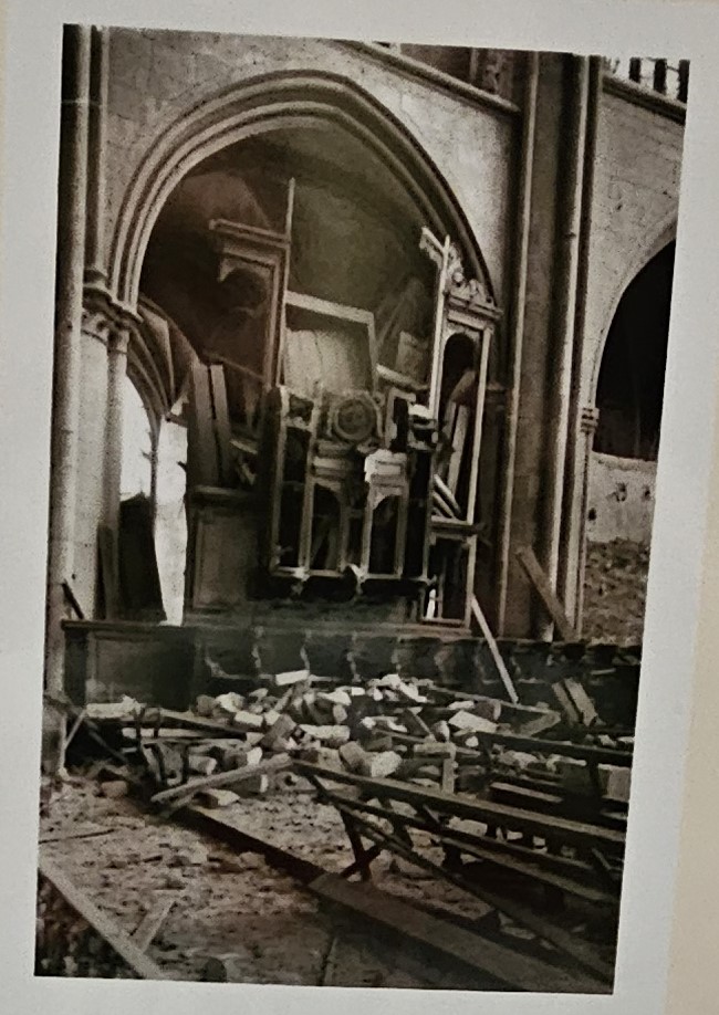 Photo après le Bombardement de la nuit du 15 au 16 juillet 1944 